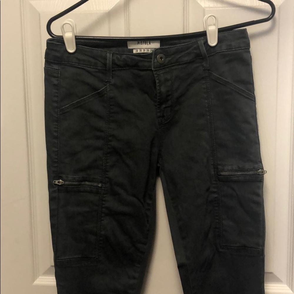 Pistola Topanga Cargo Zipper Detail Skinny Pant